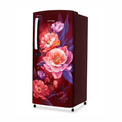 Voltas Beko 175 L 1 Star Single Door Direct Cool Refrigerator(RDC208E / S0PWE0M0000GD, Peony Wine)
