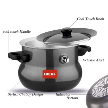 Ideal Bella+ Chubby Coated Aluminium Milk Boiler with Induction Base,