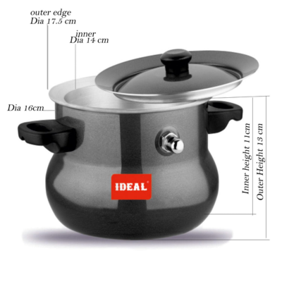 Ideal Bella+ Chubby Coated Aluminium Milk Boiler with Induction Base,