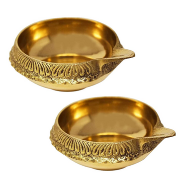 Brass Diya for Puja | Kuber Diya for Diwali Pooja - 1Piece