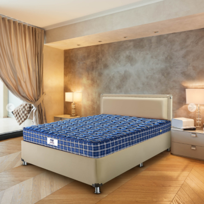 Peps Tartania 6-Inch Fabric Top Queen Size Pocketed Spring Mattress