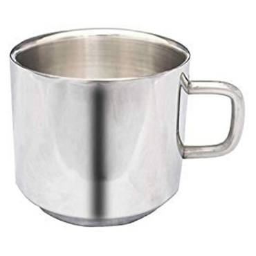 Steel Coffee Cup/Mug Pack of 6 _Tea Cup Shaped , Heat Resistant, Stainless Steel