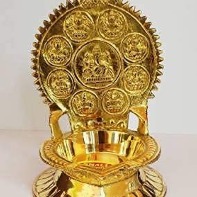 Brass Ashtalakshmi Deepam Vilakku / Lamp,