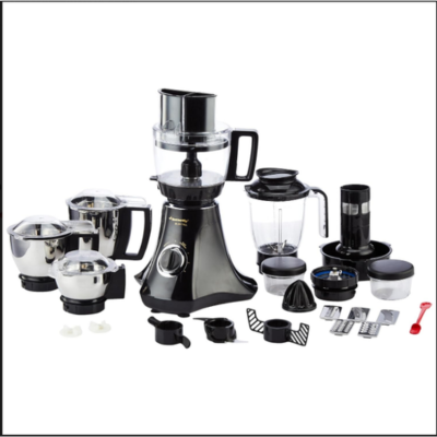Butterfly Elektra 750 Watts Food Processor with 6 Jars & 9 Attachments,
