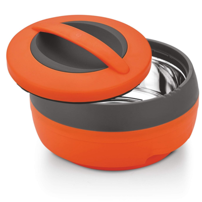 Hot Box_Inner Steel Casserole, 600 ml, Orange