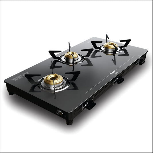 Preethi Luxe 3 Burner GlassTop Gas Stove