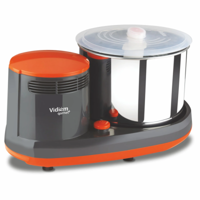 Vidiem Garnet Plus Wet Grinder ST (Grey & Orange)