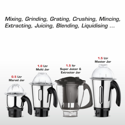 Vidiem Vstar ADC Blu Mixer Grinder | Mixer grinder 750 watts,