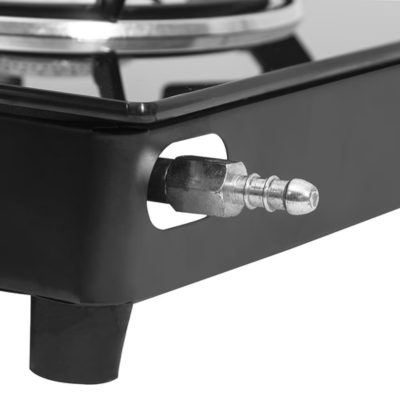 BPL Gas Stove with Toughened Glass Top Brass 2 Burner