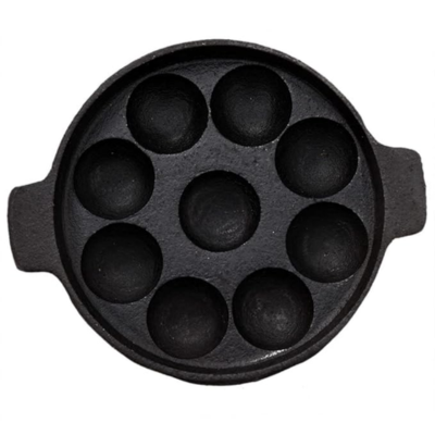 Ideal Wonder-Non Stick Cookware Paniyaram Pan, 9 Pith