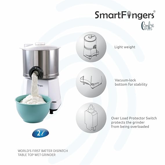 Smart Finger Comfort Plus 2L Wet Grinder