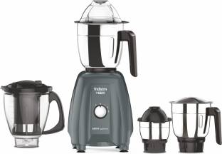Vidiem VEER 650W Mixer Grinder (4 Jars- Grey)