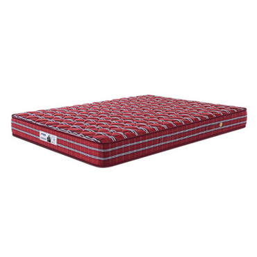 Peps Tartania 6-Inch Woven Fabric Top Queen Size Pocketed Spring Mattress (Maroon75X60X06) with 2 Free Pillow