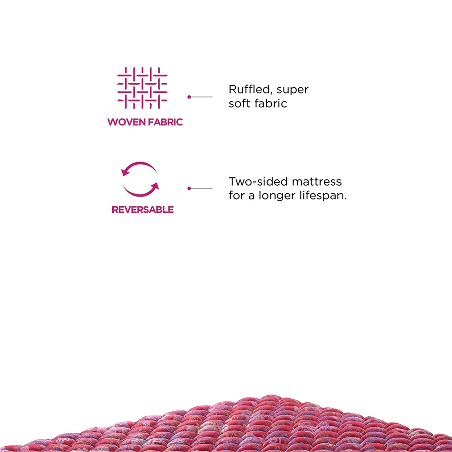 PEPS Springkoil Normal Top 6 inch  Bonnell Spring Mattress,