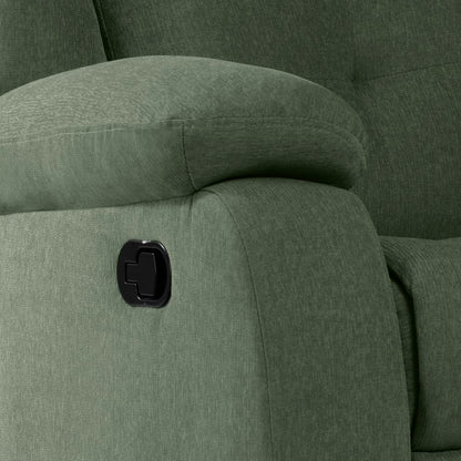 Sleepyhead RX7 - Rocking & Revolving Single Seater Fabric Recliner (Irish Green)