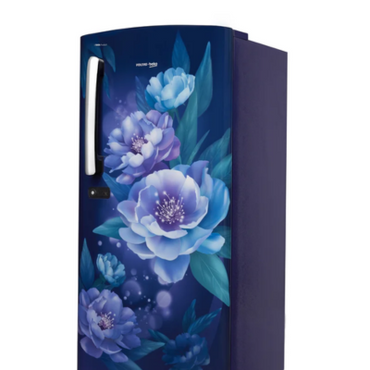 Voltas Beko 175 L 1_ Star Single Door Direct Cool Refrigerator (RDC208E / S0PBE0M0000GD, Peony Blue)