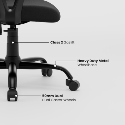 Office Chair, Comfortable & Spacious Seat, Rocking-tilt Mechanism & Heavy Duty Metal Base
