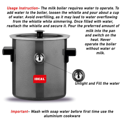IDEAL Ever Coated Aluminium Milk Boiler