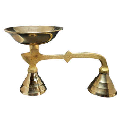 Traditional Brass Dhoobakkal, Pooja Dhoopkarandi, Aarti Diya
