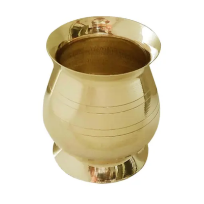 Brass Traditional Lota Sombu/Vallab Kalash/Puja Brass