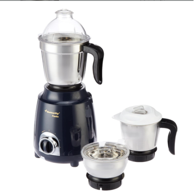 Butterfly Pestle 750W Mixer Grinder, 3 Jar, Ink Blue
