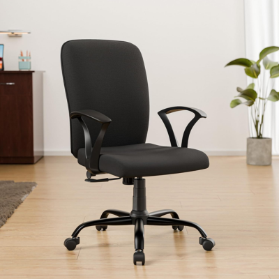 Office Chair, Comfortable & Spacious Seat, Rocking-tilt Mechanism & Heavy Duty Metal Base
