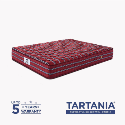 Peps Tartania 6-Inch Fabric Top Queen Size Pocketed Spring Mattress