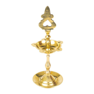 Brass Lakshmi Head Kuthu Vilakku, 1 Piece