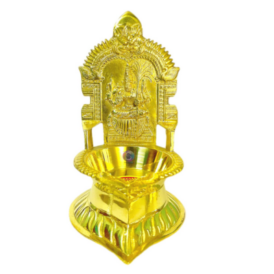 KAMAKSHI VILAKKU/Diya - Pure Brass Made