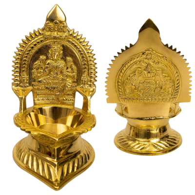 Brass Varahi |Kamachi Diya for Puja Deepam Oil Lamp for Home | Temple Varahi Maa