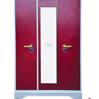 Steel Almirah, 78 x 48 x 20 Inches, 3 Door,