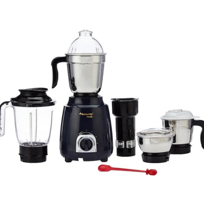 Butterfly Pestle 750W Mixer Grinder, 4 Jar