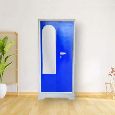 Steel Almirah for Clothes | 2 Door with Mirror bero