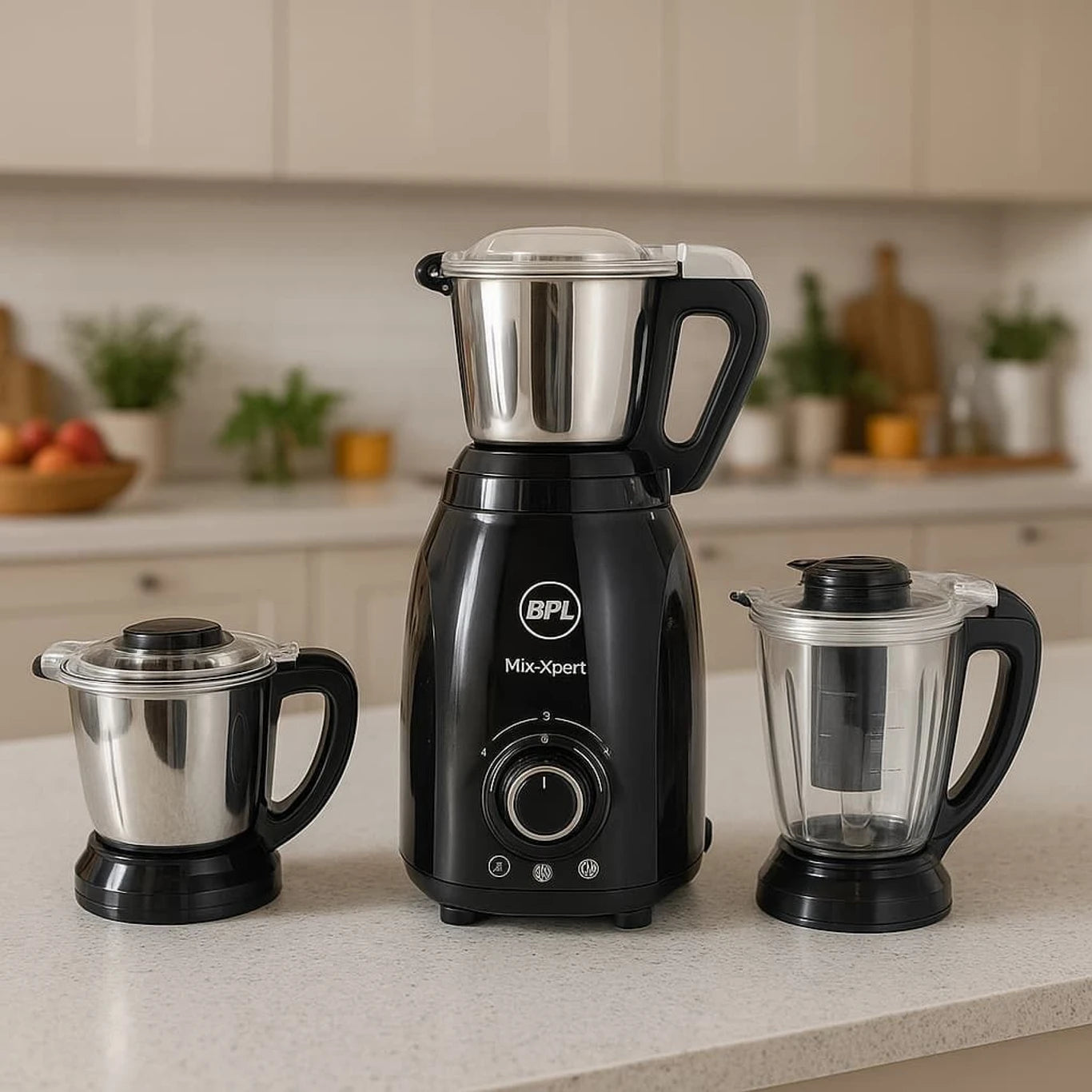 BPL Xpert 9.75 750W 3-Jar Mixer Grinder