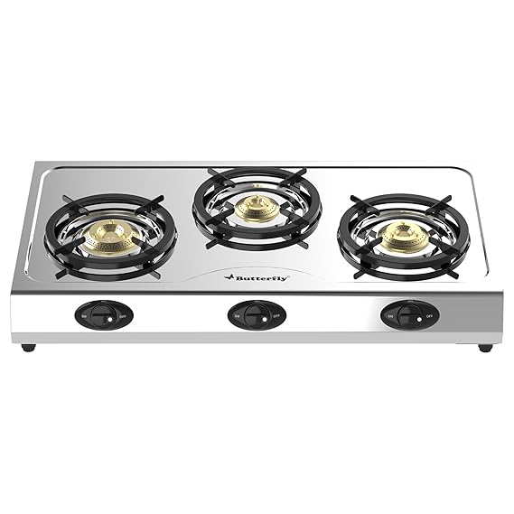 Butterfly Bolt Sakthi 3 Burner Gas Stove