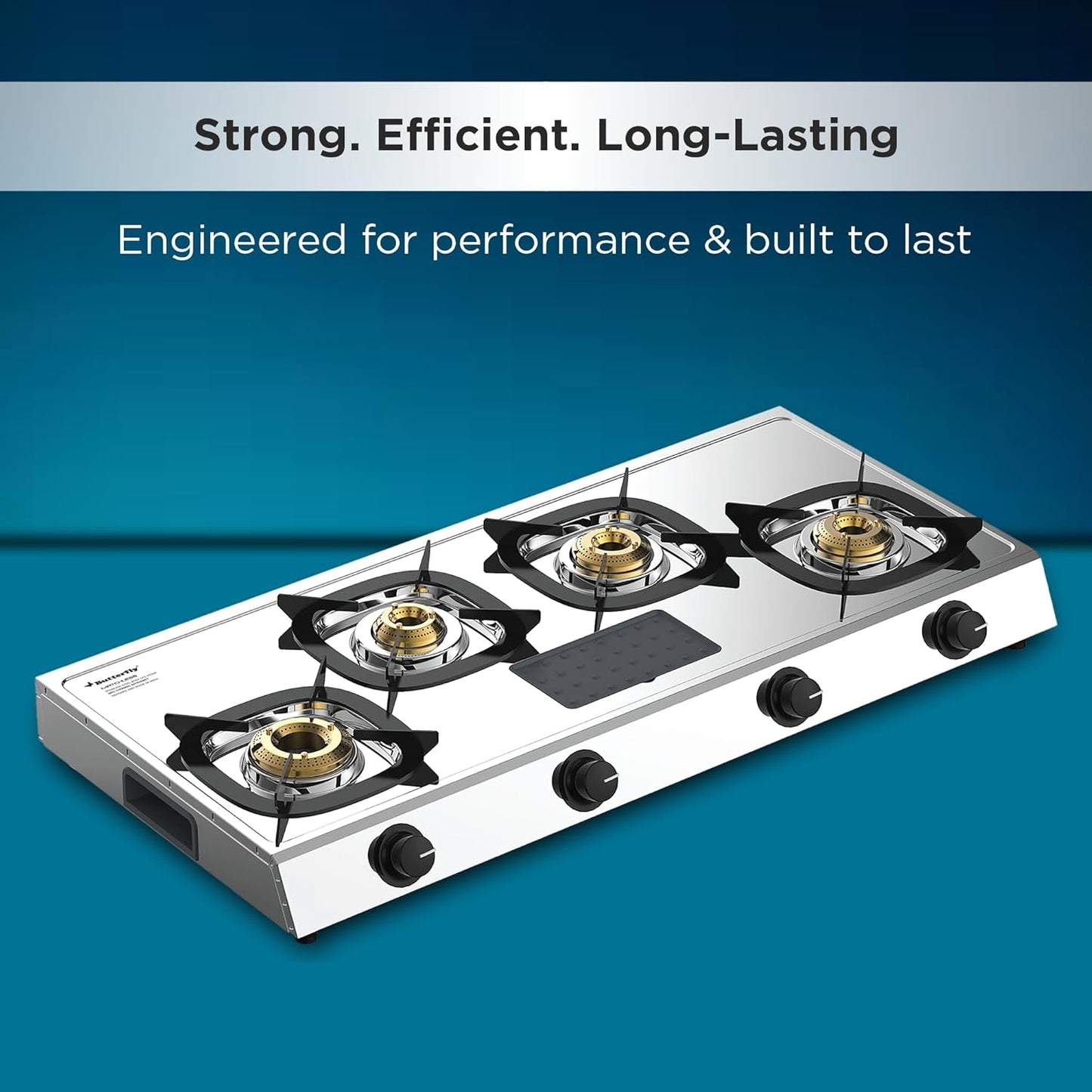 Butterfly Matchless 4 Burner Gas Stove
