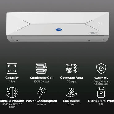 Carrier 1 Ton Inverter Split AC (CAI12CE3R3FO)