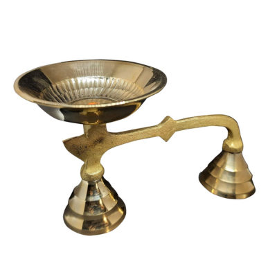 Traditional Brass Dhoobakkal, Pooja Dhoopkarandi, Aarti Diya