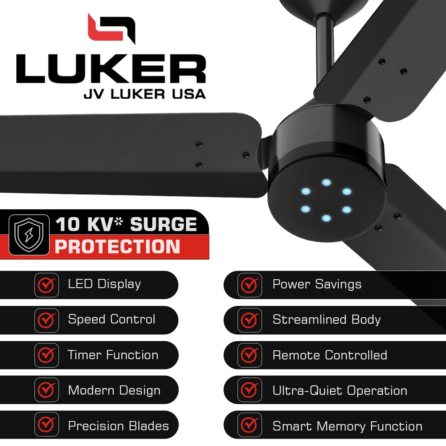 Luker Size Zero Ceiling Fan