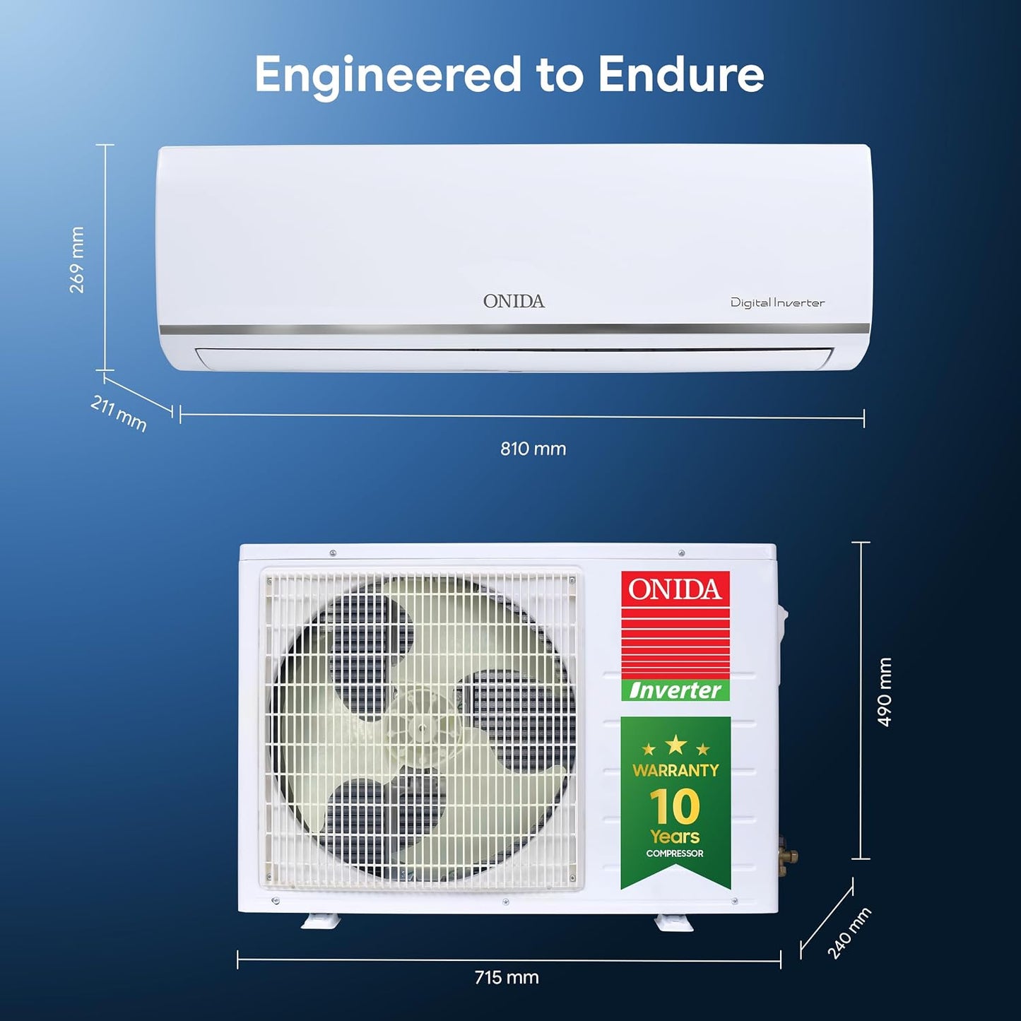 Onida 1 Ton Inverter Split AC (IR123FLCV)