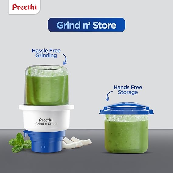 Preethi Blue Leaf Platinum 750W Mixer Grinder (5 Jars)