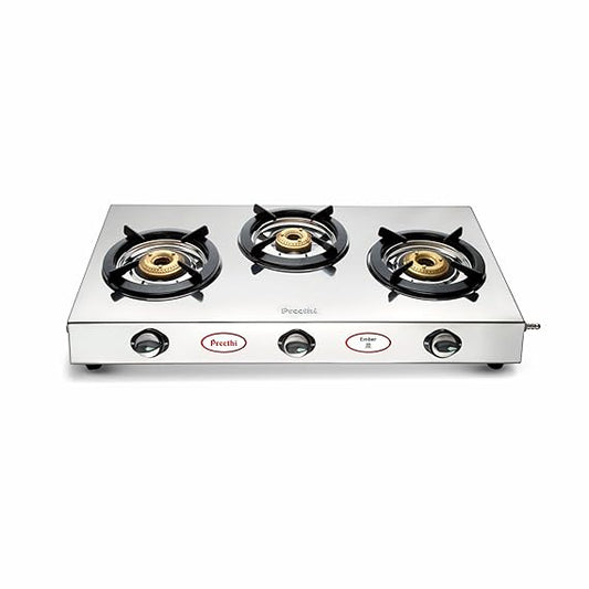 Preethi Ember 3 Burner Gas Stove
