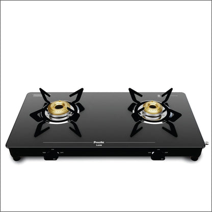 Preethi Luxe 2 Burner GlassTop Gas Stove
