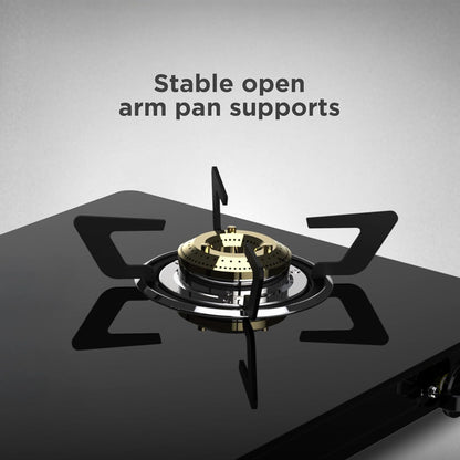 Preethi Luxe 3 Burner GlassTop Gas Stove