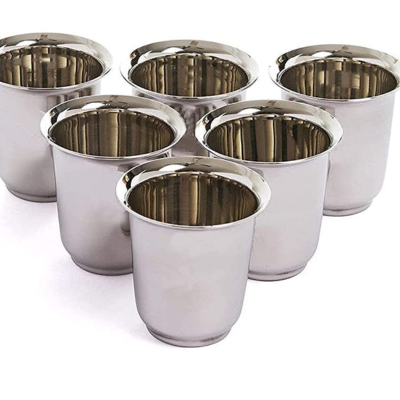 Steel Cup Stainless Tumbler,Tea Cup-Serving Coffee and Tea Steel