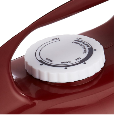 USHA Goliath Heavy Weight 1200-Watt Dry Iron,(Red)