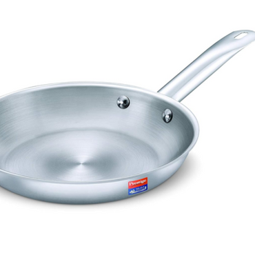 Prestige Stainless Steel Fry Pan Without Lid|Induction & Gas,