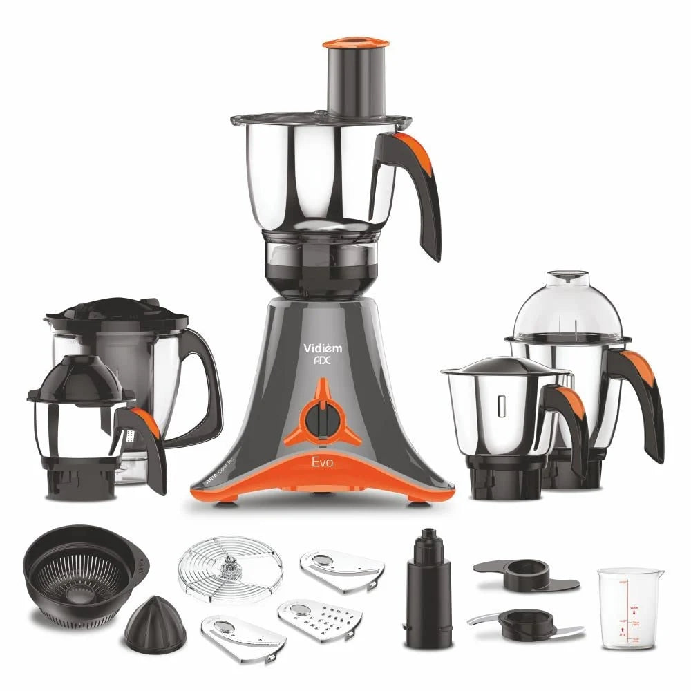 Vidiem Eva ADC 750W Mixer Grinder (4 Jars)