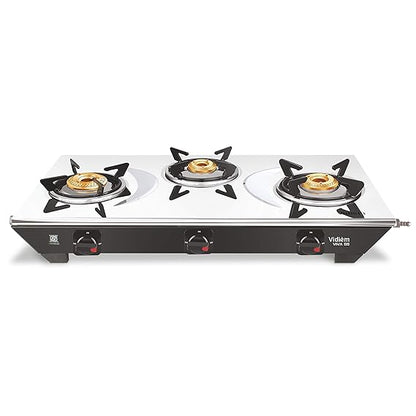 Vidiem Frameless 3 Burner Gas Stove