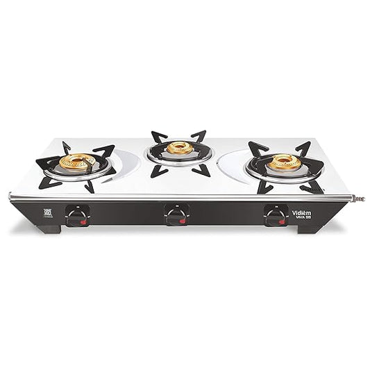 Vidiem Frameless 3 Burner Gas Stove
